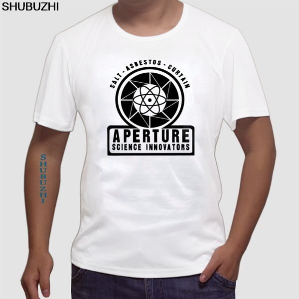 

new arrivals portal 2 aperture laboratories logo men's t-shirt clothing shirt 100% cotton short sleeve tshirt euro size