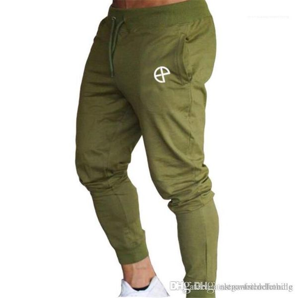 

mens sports pants fitness stretch long mens trousers solid color male pencil pants jogger, Black