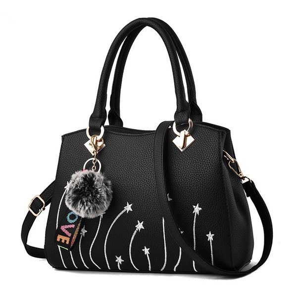 

fashion handbag embroidered handbags versatile shoulder messenger bag ladies bag