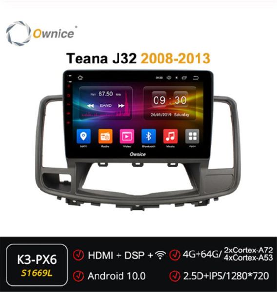 

ownice 2din 8 core android 10.0 360panorama car radio fornissan teana j32 2008 - 2013 car dvd player dsp 4g lte spdif