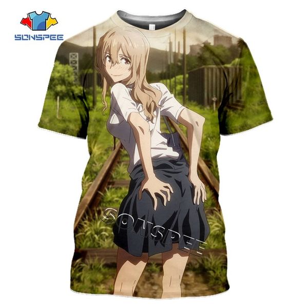 

hunting anime ragdoll gleipnir comic men summer 3d print shirts aesthetic hippie plus size men clothing