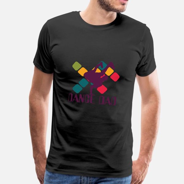 

hip hop dance dad t shirt men customize short sleeve round collar solid color loose basic summer family shirt
