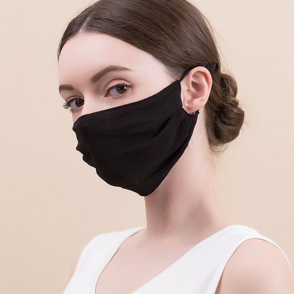 

silk fashion face mask dustproof masks breathable ultra thin sunscreen lady masks reusable protective mask dhl dhc870