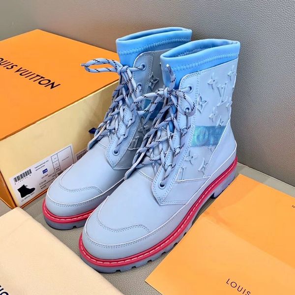 

2020 new zt luxury designer metropolis ranger flat boots high-quality women's casual fashion trendy nude boots