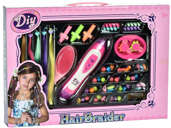 

kid toy changeable styles diy electric hair braider multicolor braider automatically braid mechine changeable hairfor & kid wholesale