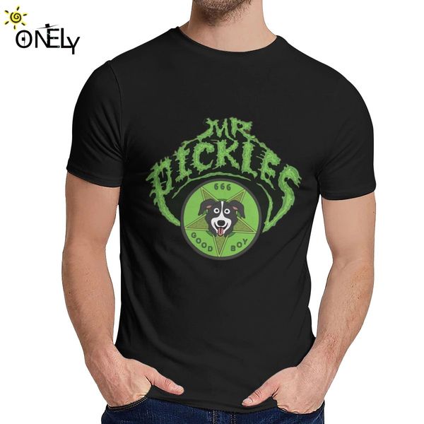 

mr pickles 666 good boy t shirt round neck harajuku big size homme tee shirt