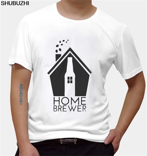 

home brewer craft beer male t-shirts o-neck brand clothing tshirt 100%cotton plus size short sleeve plain tees shirts for men