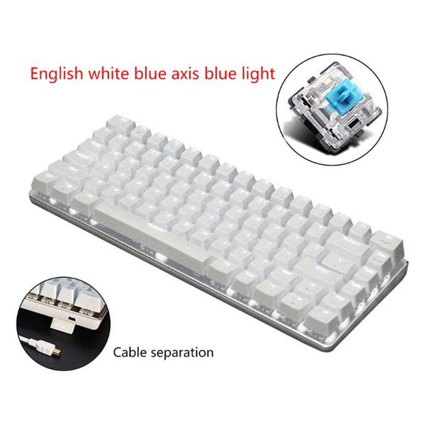 

keyboards ajazz ak33 82 keys mechanical keyboard russian/english layout gaming wxta