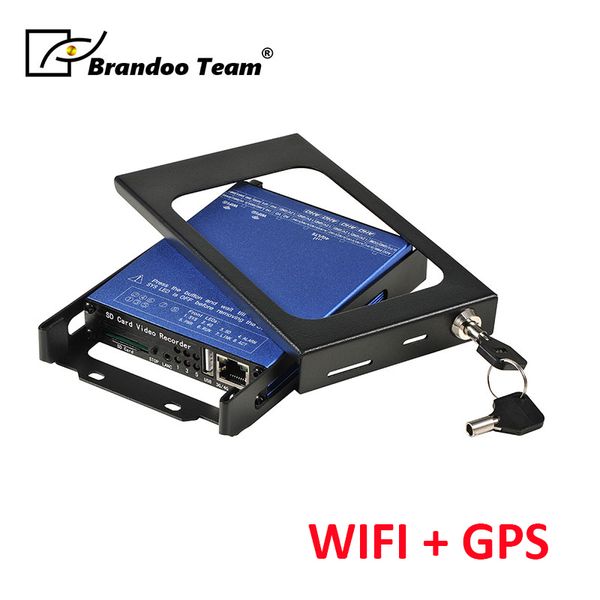 

gps wifi 4 channel car dvr h.265/h.264 sd card dvr recorder with g-sensor for car taxi school bus