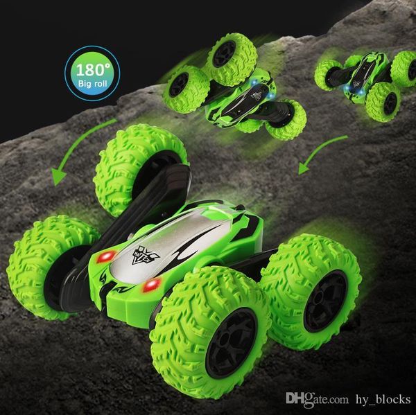 

rc stunt car 2.4g 4wd drift rock crawler roll car rotating filp vehicle models remote control toys for children boys gift 01