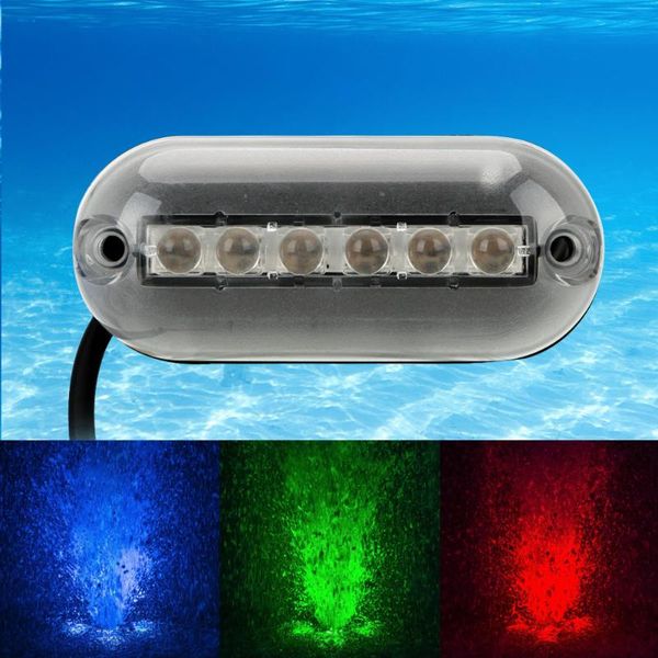

leepee 6 led atmosphere light waterproof white/red/blue/green auto decorations universal