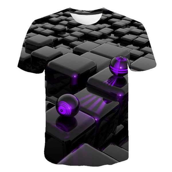 

colourful abstract men psychedelic 3d print shirts harajuku horror funny men clothing