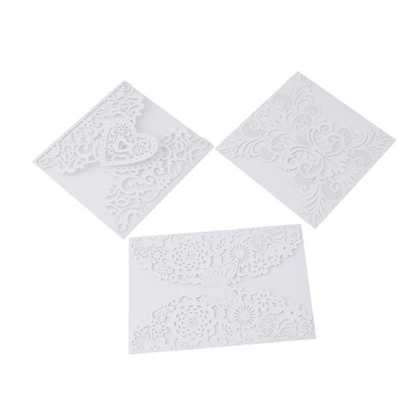 

greeting cards 10pcs/pack ivory hollow lace table number flower cutting rustic wedding centerpieces vintage decoration
