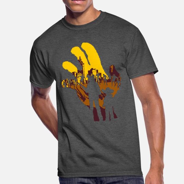 

walking dead rick we are the walking dead t shirt men cute short sleeve round collar letter cute building summer formal shirt