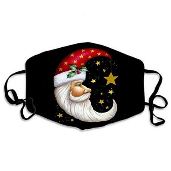 

face mask layer ear lack loop facial wind non woven dust mask waterproof sand stereo print anti smog#987, Black