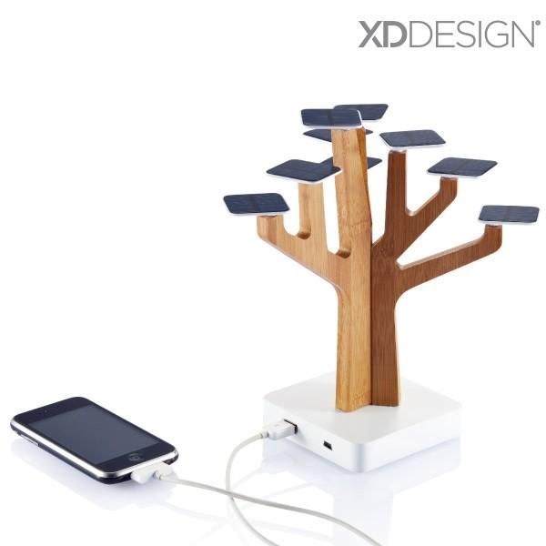 

cgjxs100 %original xddesign solar suntree home decoration with charger for mp3 /mp4 player ,cell phone ,solar suntree power bank charger