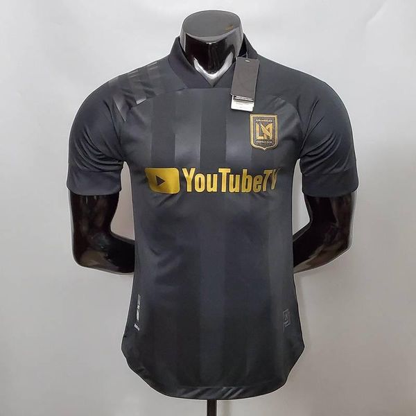 

2020 lafc версии джерси mens # 7 blessing rossi игрока футбол uniform los angeles fc # 10 vela diomande футбол рубашка, Black;yellow