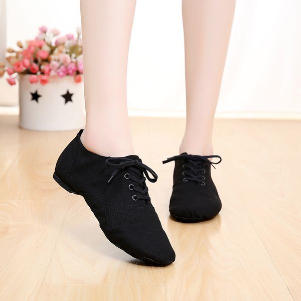 

2020 soft cloth dance jazz shoes ballet shoes for men women children white black tan red sport sneakers gymnastics fitness shoes