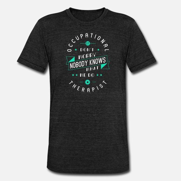 

occupational therapy t shirt men designer short sleeve o-neck novelty loose fashion spring family shirt