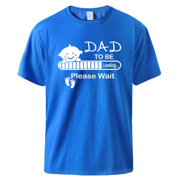 

dad to be funny expecting baby loading tshirt man summer workout tee 2020 cotton short sleeve sportswear tshirt