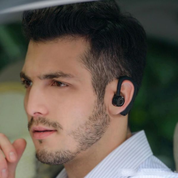 

new handsbusiness bluetooth headset with mic voice control wireless bluetooth earphone headphone sports audifono with retail box