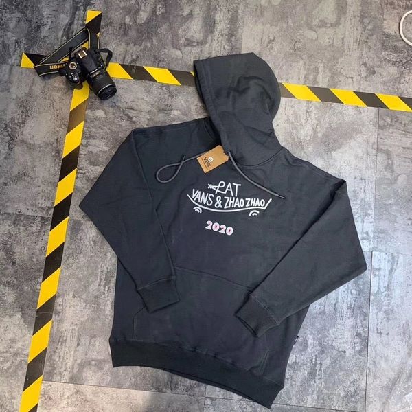 

20ss autumn and winter new year of the rat letter skateboard art leisure men sweater sweaterand women couple street all-match thin sweater j, Black