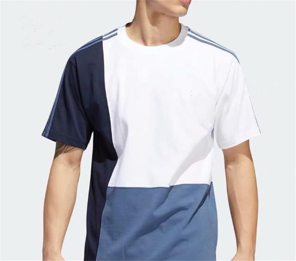 

топ тройники дизайнер человек запуск короткие рукава футболки мода мужчины o шеи спортивная tshirt лето teeneger повседневный сыпучие trend, White;black