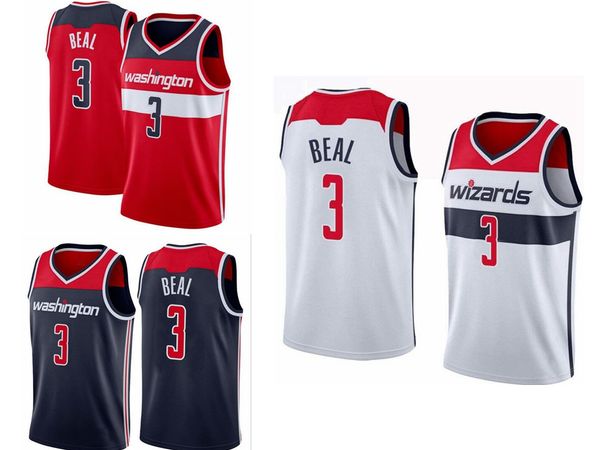 

menwashingtonwizards#bradley#3#beal#basketball jerseys for key players;the swing man sewed and embroidered basketball jerseys, Black;red