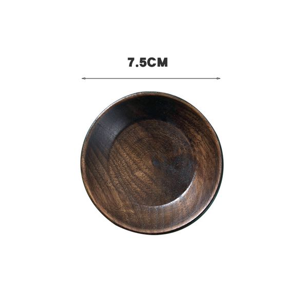 

dessert dish home wooden round plate serving tray heat resistant cake tea coffee
