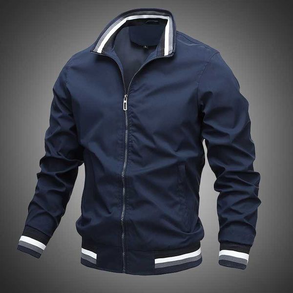 

mens bomber jackets casual smart jacket pure color men lightweight fall coat fashion zipper jacket men slim fit autumn coat 2020, Black;brown