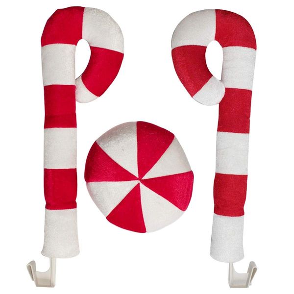 

party decoration christmas car antlers with nose lollipop cane vehicle kit 3 pieces