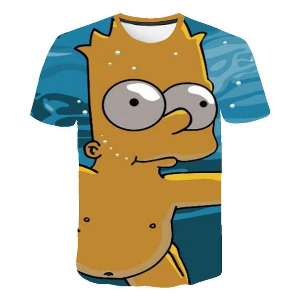 

men homer simpson and his son shorts sleeve brand clothing 3d print shirts kawaii humor oversized men clothing