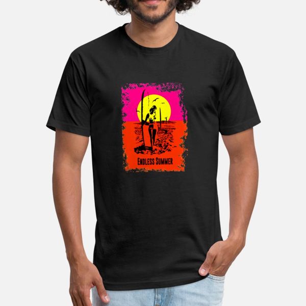 

endless summer тенниска мужчин печать хлопка o-шея джентльмены fit комфортная летний отдых рубашку