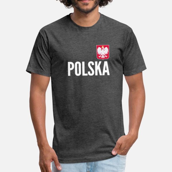 

polska soccer jersey poland world football cup t shirt men personalized tee shirt o-neck costume anti-wrinkle comfortable spring letters