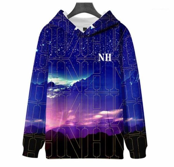 

long sleeve male sweatshirts crew neck casual apparel rapper nipsey hussle 3d print mens hoodies spring autumn, Black