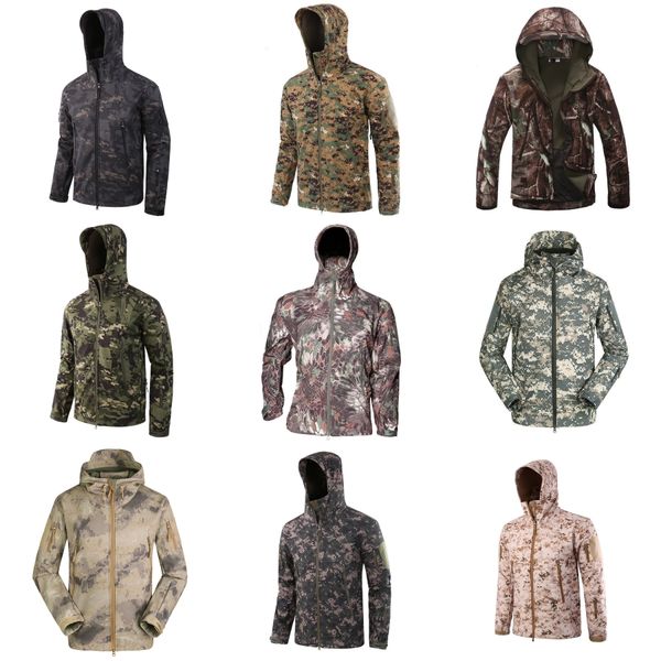 

summer waterproof quick dry tactical skin jacket men hooded raincoat thin windbreaker armyjacket#865, Black;brown