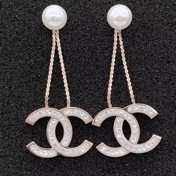 

никогда не выцветание долго кисточка алмазной партии серьги для мужчин, женщин 18k черного розового золота заполнена болтаться любовники сва, Slivery;golden