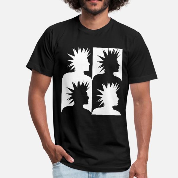 

punk heads t shirt men print cotton plus size 3xl loose casual summer leisure shirt