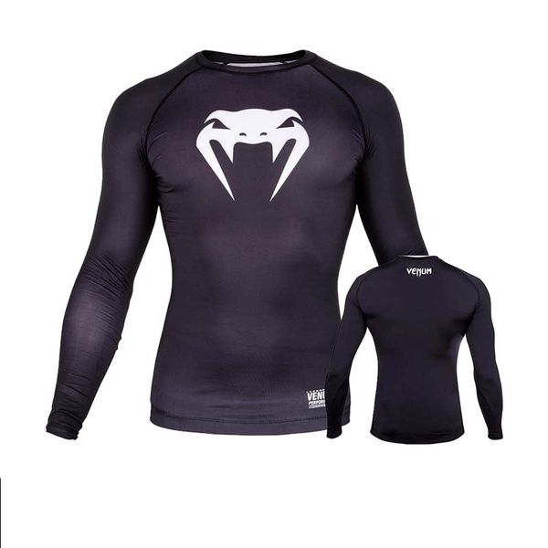 

бокс трикотажные муай тай центр подготовки футболки компрессионные мужские спортивные рубашки rashguard джиу джитсу фитнес мужчины boxeo t, White;black