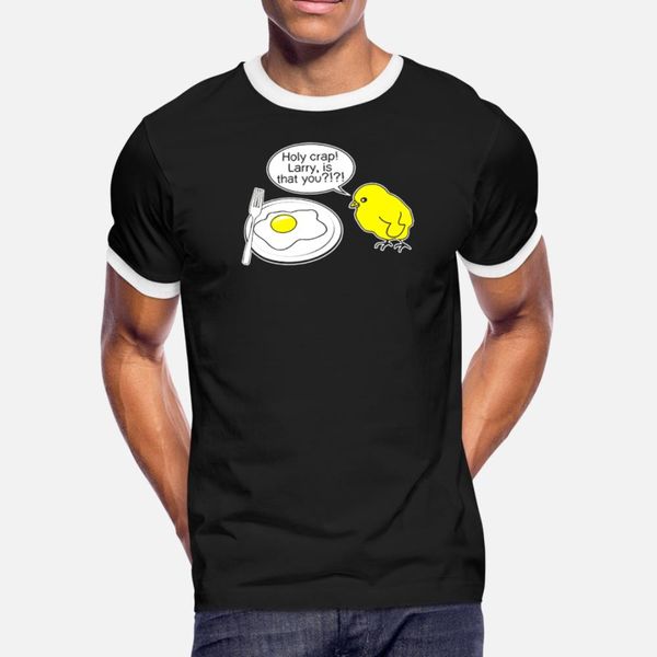 

holy crap larry is that you t shirt men fitness 100% cotton round neck family fitness authentic summer standard shirt