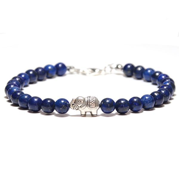 

noter mens beads bracelet 6mm natural lapis lazuli volcanic tiger eye stone braslet for hombre fashion male rope brazalete gift, Golden;silver