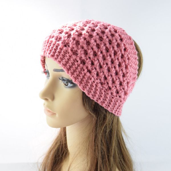 

beanie/skull caps fashion winter warm turban soft knit design pineapple stretch hair band girls headwrap for lady women, Blue;gray
