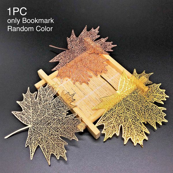 

закладка листья клена явора мини diy офис металл структура ретро подарки