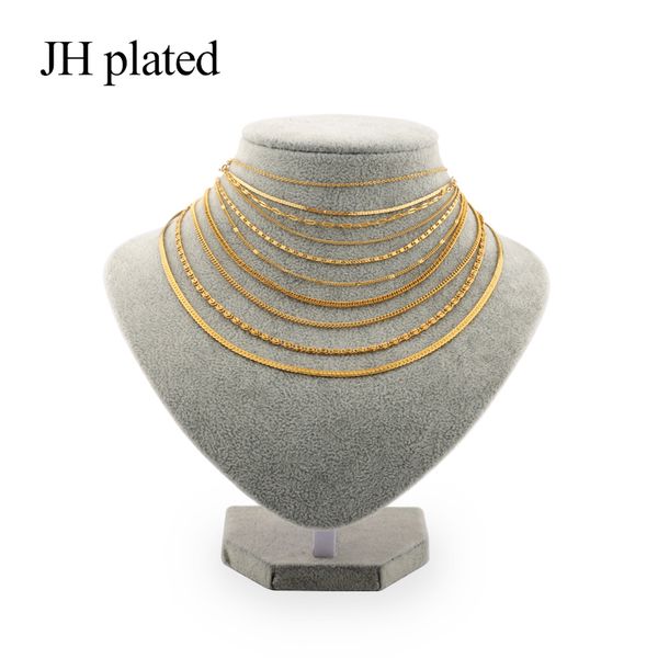 

jhplated african middle east women trendy golden necklaces length 45cm fashion jewelry birthday present lovers necklaces gift, Silver
