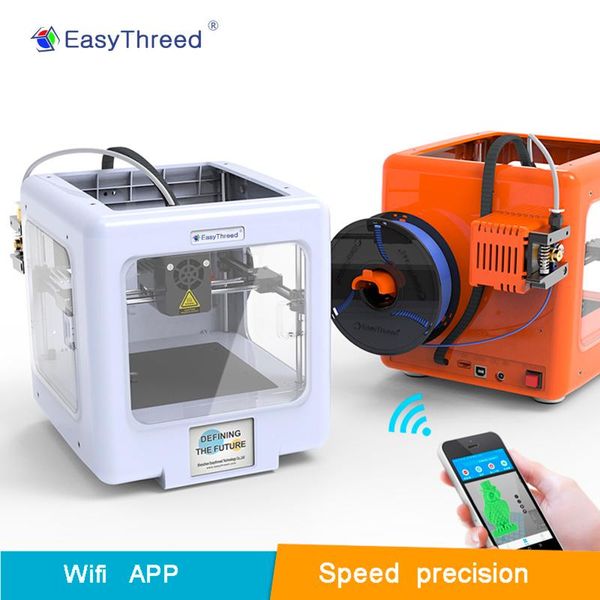 

easythreed et-5000 mini desktop полностью собранный 3d принтер со съемными магнитной платформой 90 * 100 * 110мм wifi app подключение