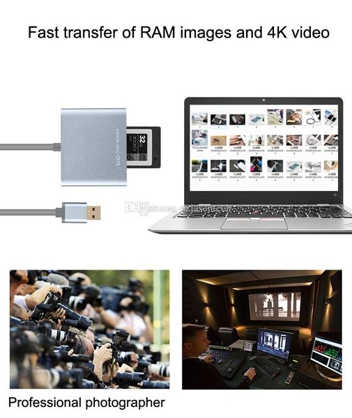

new xqd2.0 usb adapter professional xqd card usb3.0 reader 500mb/s hi-speed xqd card reader for sony