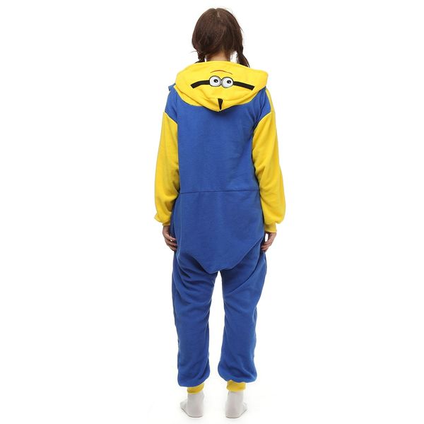 

children cartoon one-piece pajamas mascot thick flannel tracksuit cute animal costume, Red;yellow