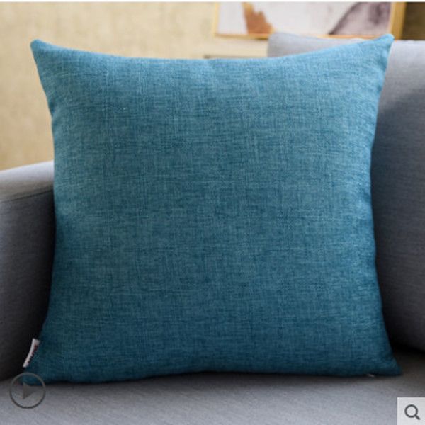 

brilliant decorative pillow covers supersoft striped falx pillowcase cushion cover for chair,azure blue(20 x 20inch)6pc