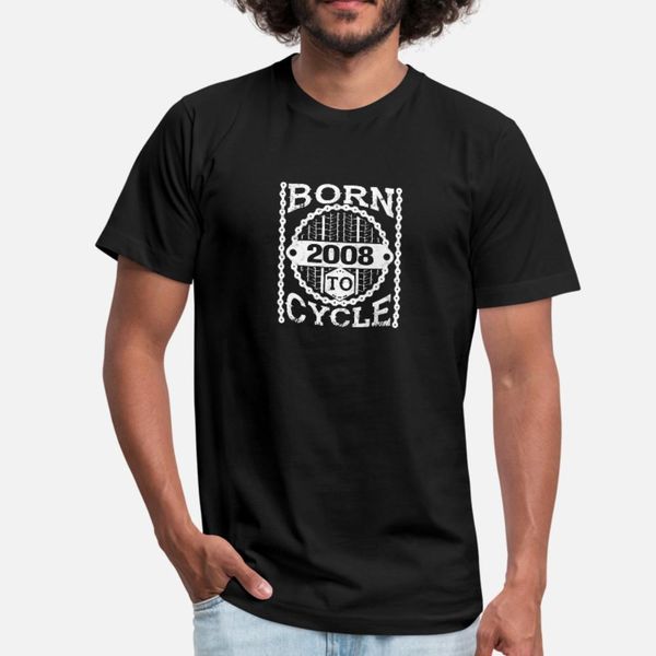 

born цикл mountainbike подарков день рождения 2008 тенниска мужчины designs с коротким рукавом o-образным вырезом джентльмены фитнес дышащий