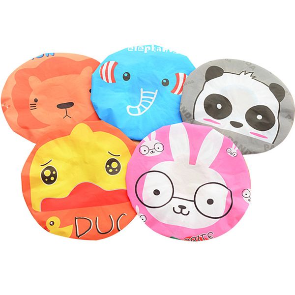 

shower caps waterproof cap cartoon kitchen cooking exhaust smoke hat absorbent